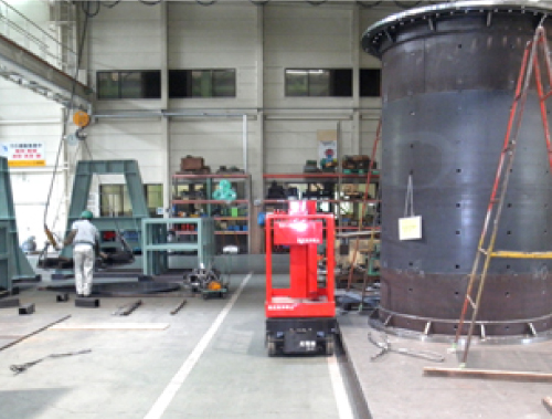 B棟製缶溶接エリア